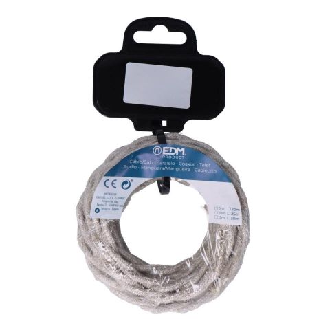CABLE TEXTIL TRENZADO H03VV-F 2 x 0,75 mm² LINO, 5