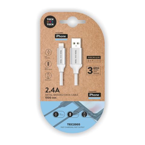 USB-A A LIGHTNING/APPLE 1m 2A