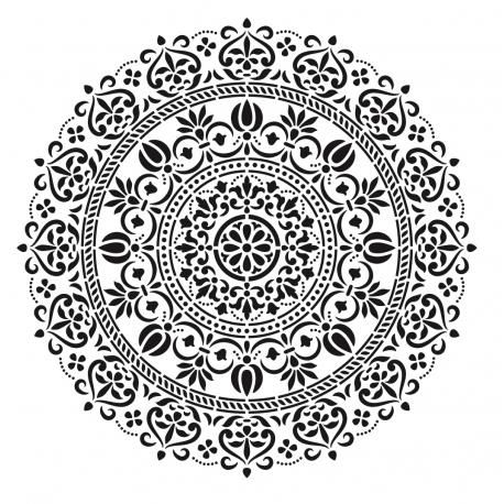 STENCIL MANDALA 45*45