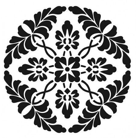 STENCIL MANDALA