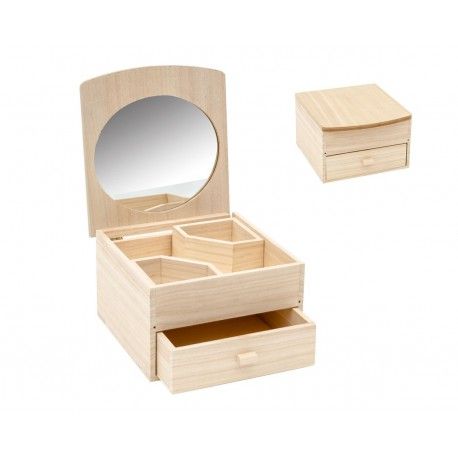 JOYERO ESPEJO CAJON 18x19.5x12cm