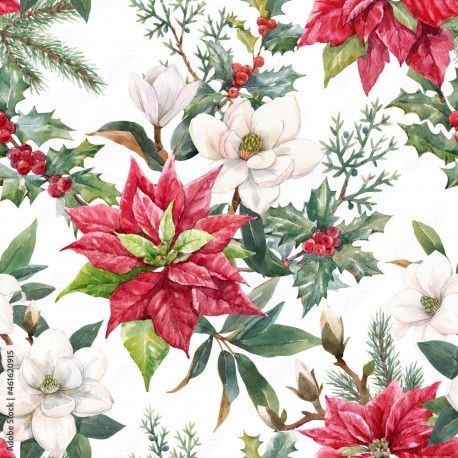 SERVILLETA CHRISTMAS FLORALS 1UD