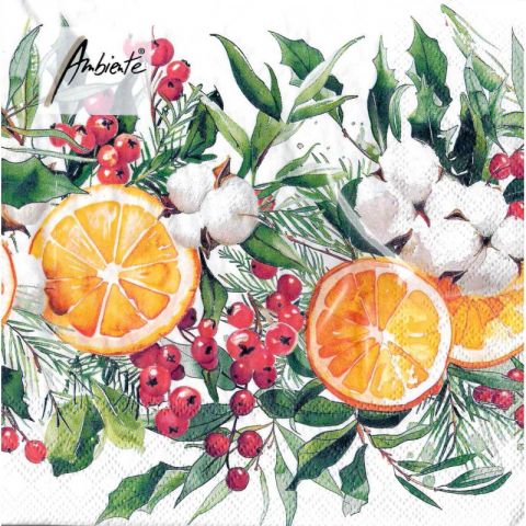 SERVILLETA WINTER ORANGES