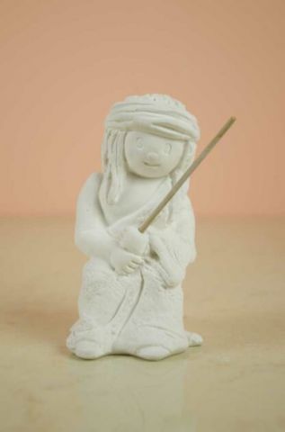 PASTORA PESCADOR INFANTIL 10CM