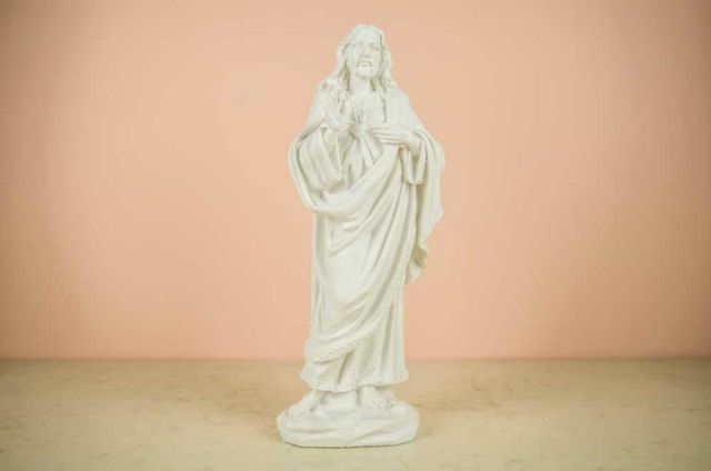 SAGRADO CORAZON 31 CM MARMOLINA