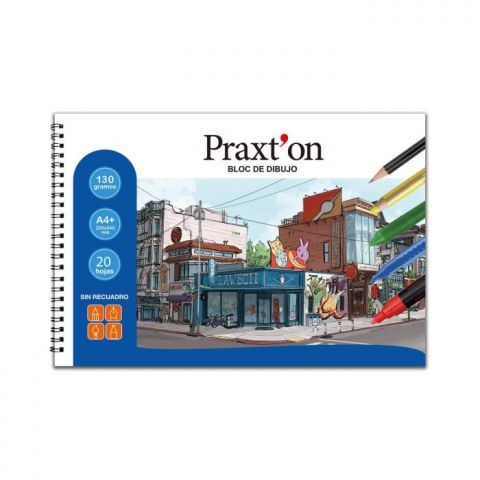 BLOC DIBUJO A4 SIN RECUAD. PRAXTON