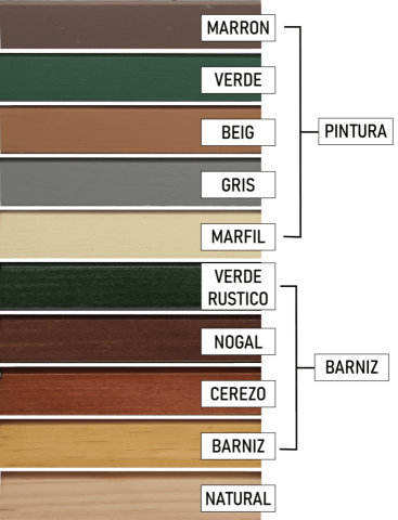 PERSIANA MADERA BARNIZADA
